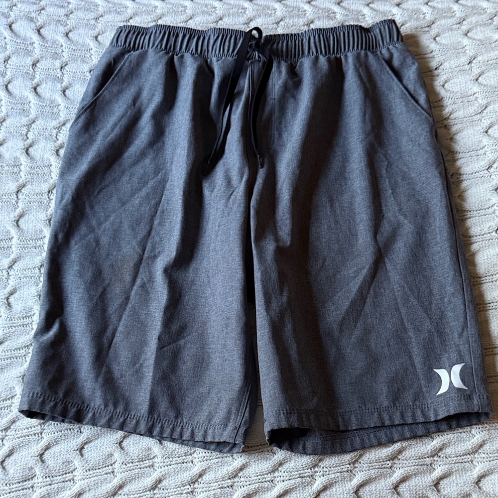 Hurley Men's Charcoal Athletic Shorts